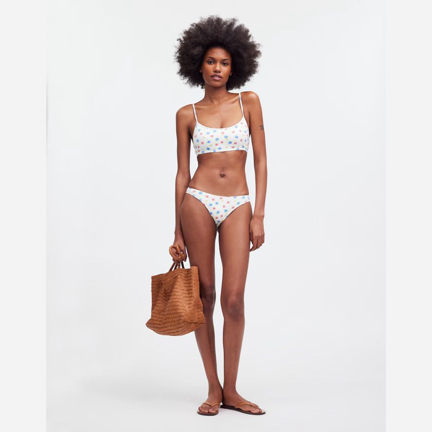 madewell frankies dove classic womens bikini bottom white multicolor