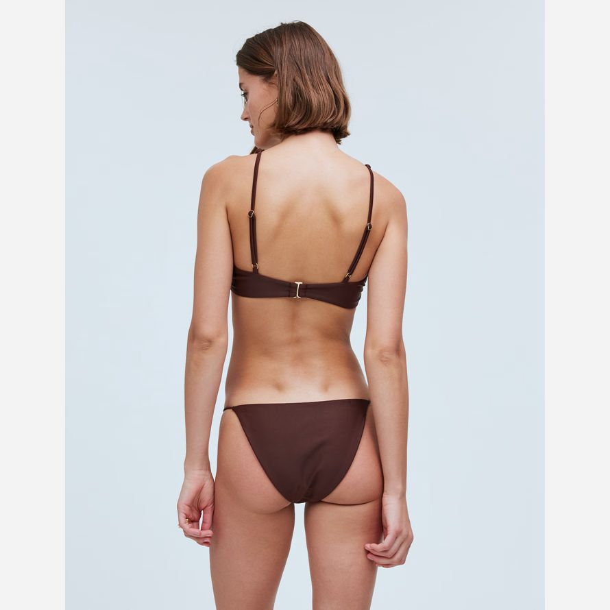 chocolate womens madewell jade swim bare minimum bikini bottom