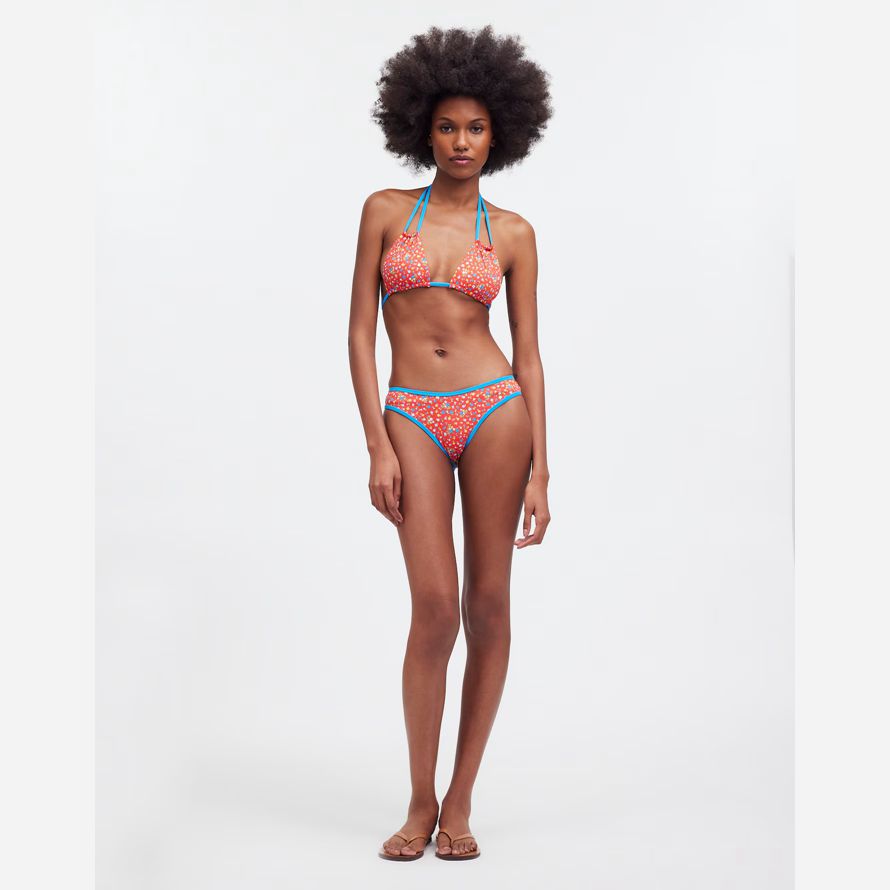 red orange blue womens madewell frankies dove classic bikini bottom