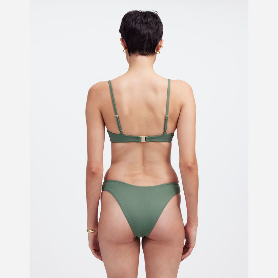 green womens madewell zulu zephyr eucalyptus textured bikini bottom