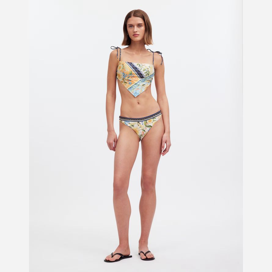 multicolor womens madewell agua bendita lola bikini bottom