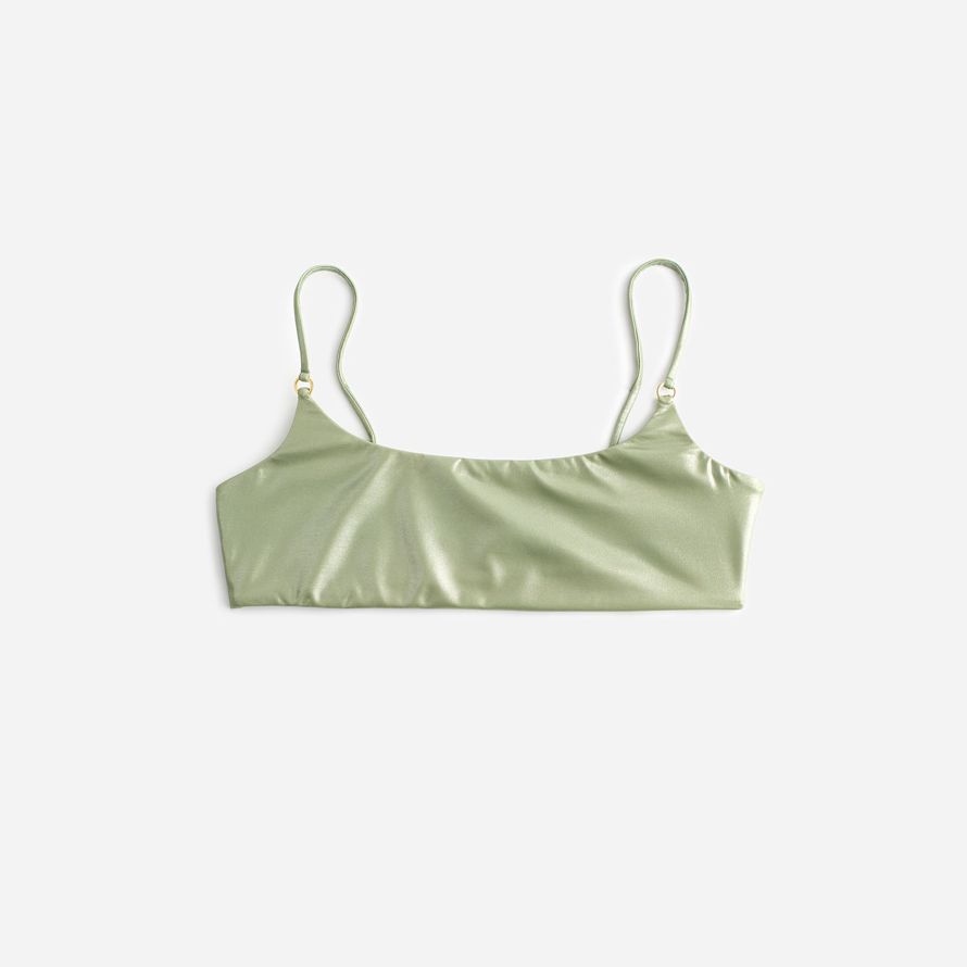 green madewell jade swim hinge womens bikini top