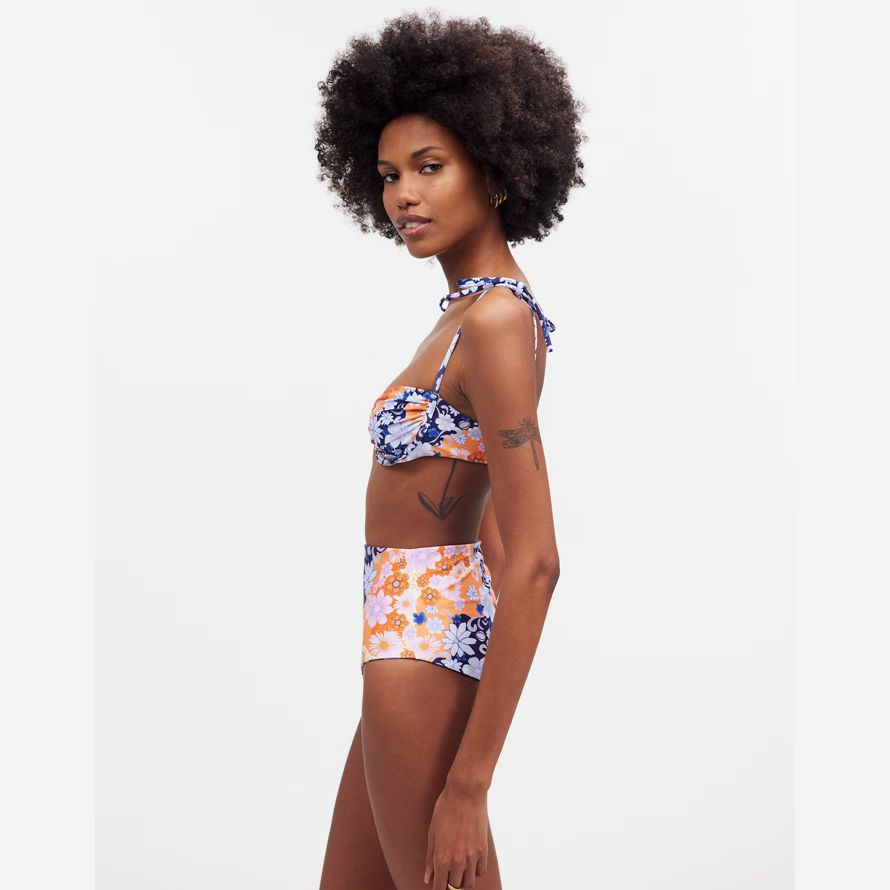 multicolor womens madewell agua bendita bikini top