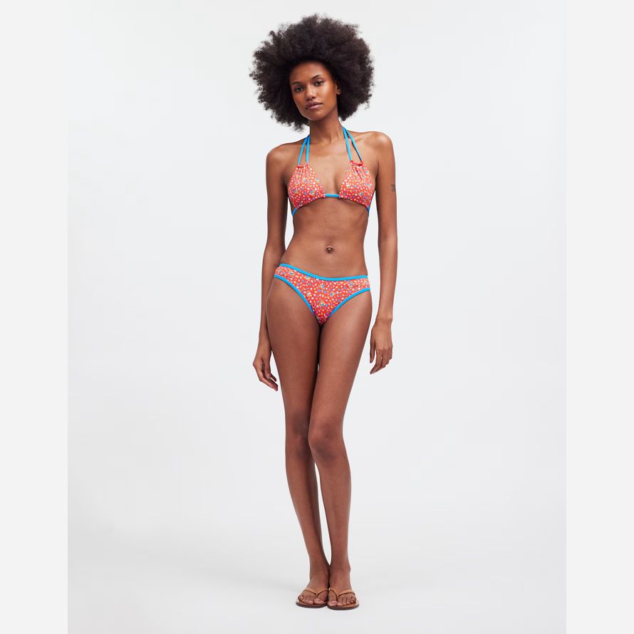 red orange blue madewell frankies florabelle womens bikini top