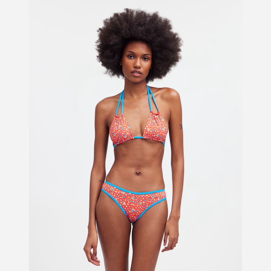 red orange blue madewell frankies florabelle womens bikini top