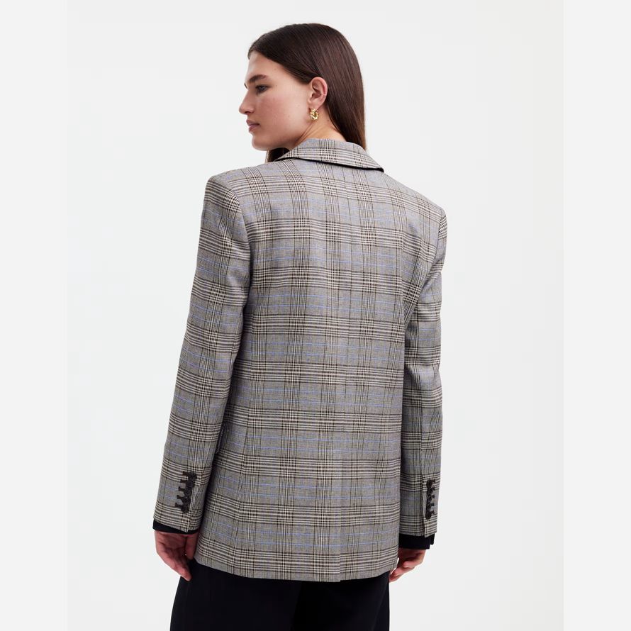 grey womens madewell the kline blazer