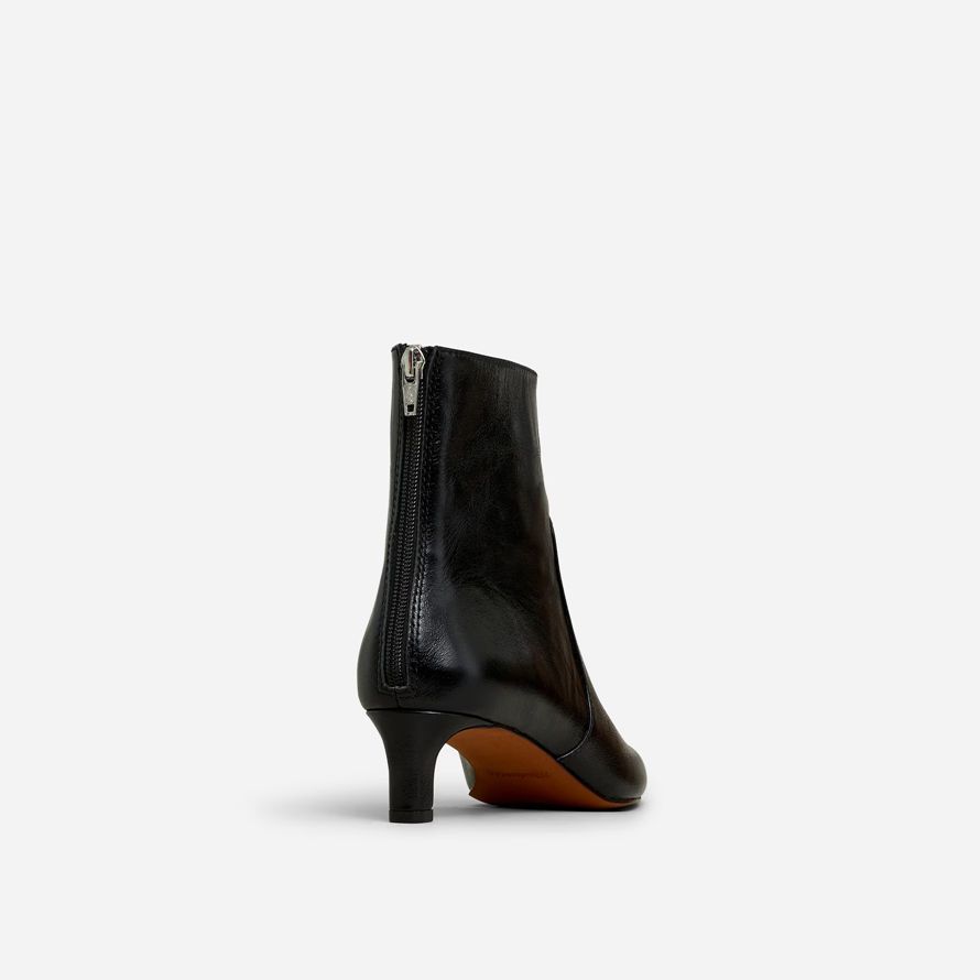 black madewell the dimes kitten-heel womens boots