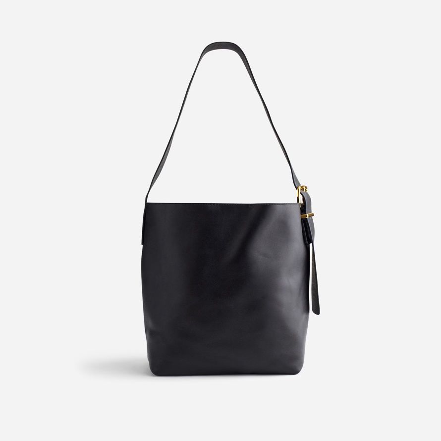 womens madewell the essential medium tote bucket bag black