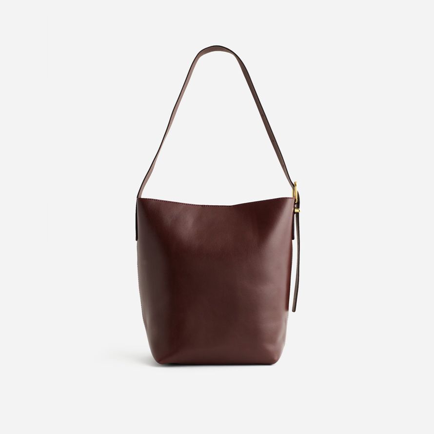chocolate womens madewell the essential medium tote bucket bag
