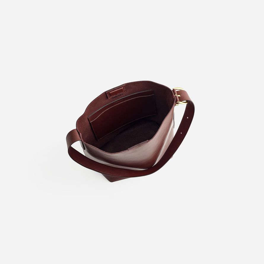 chocolate womens madewell the essential medium tote bucket bag