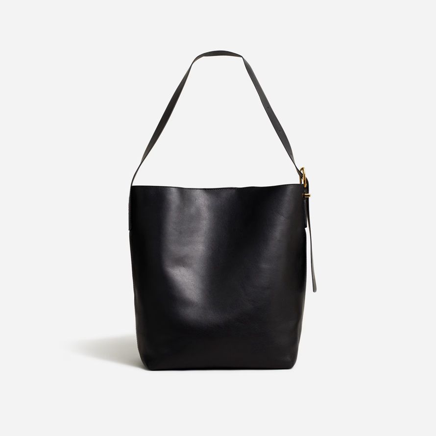 womens madewell the essential tote bucket bag black