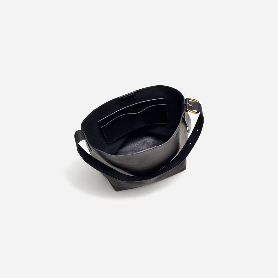 womens madewell the essential tote bucket bag black