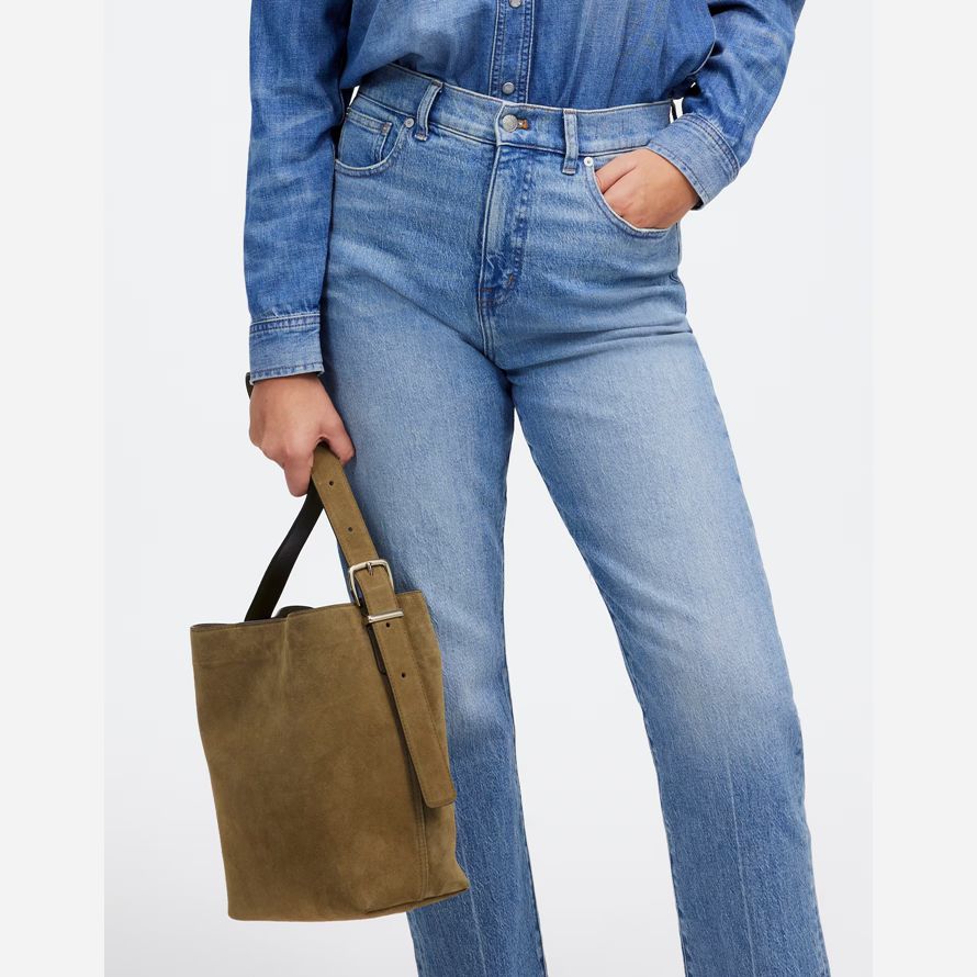 olive womens madewell the essential medium tote bucket bag