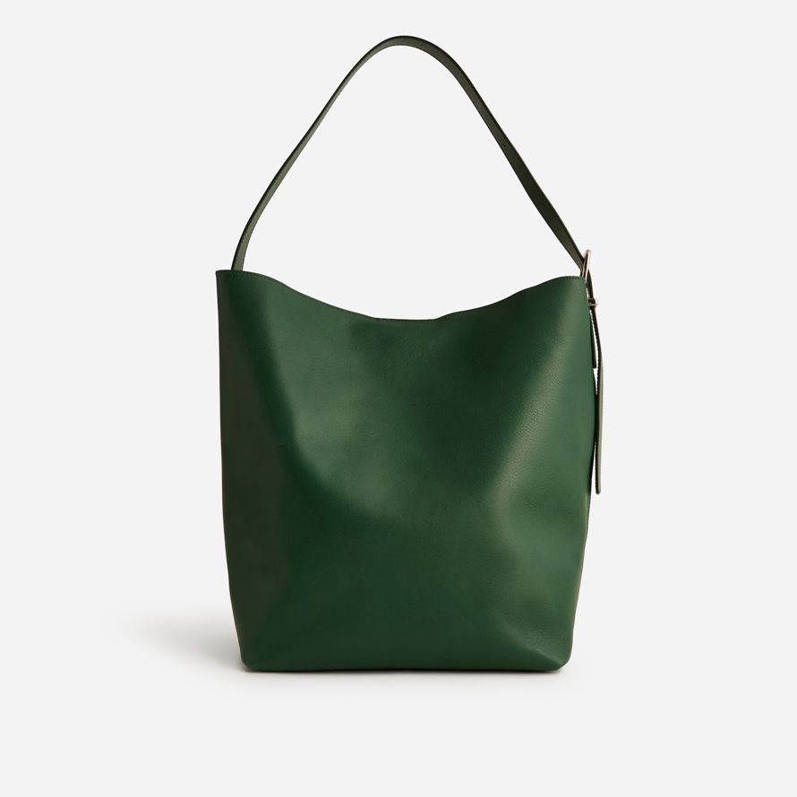 green womens madewell the essential extra-large tote bucket bag