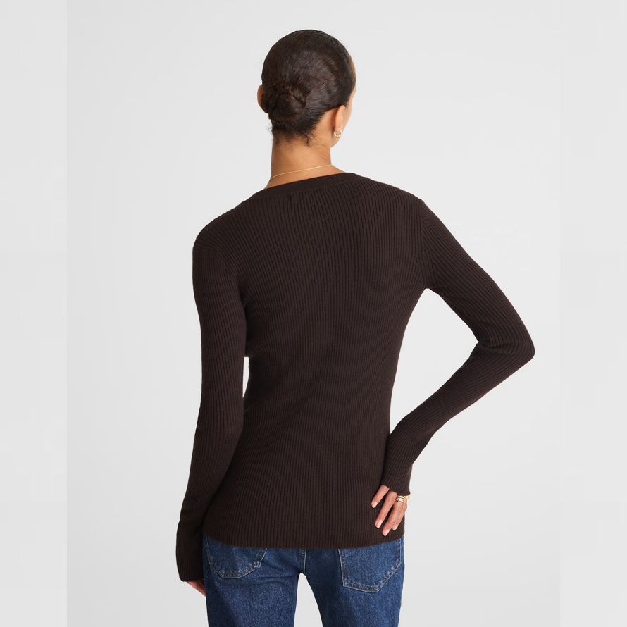 black womens madewell longline cardigan