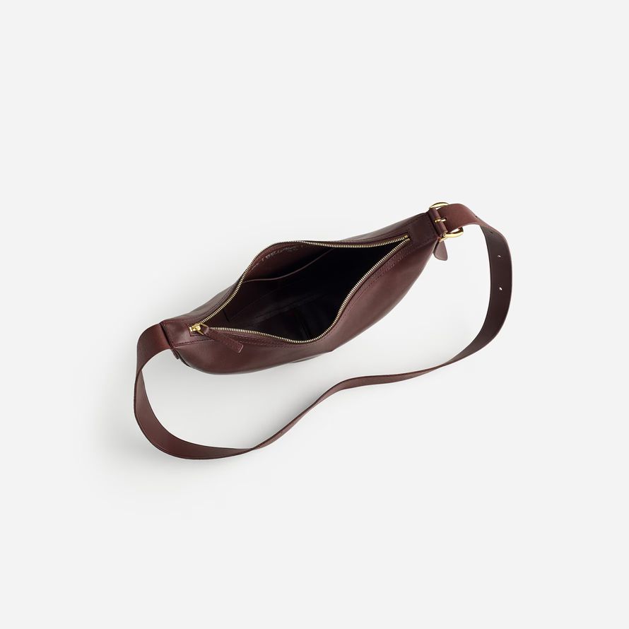 chocolate womens madewell the essential sling crossbody bag