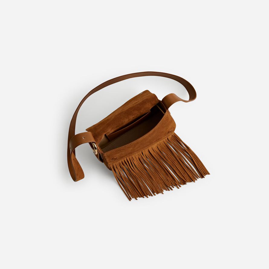brown madewell the sculptural buckle womens crossbody bag