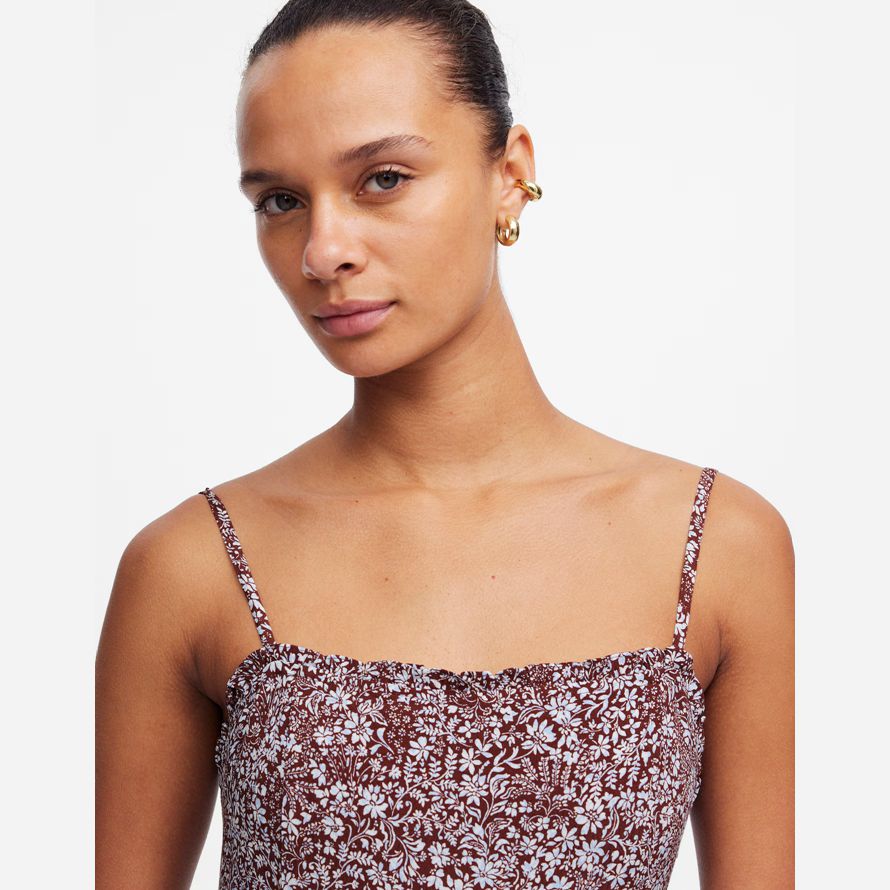 chocolate white womens madewell squareneck sleeveless maxi dress