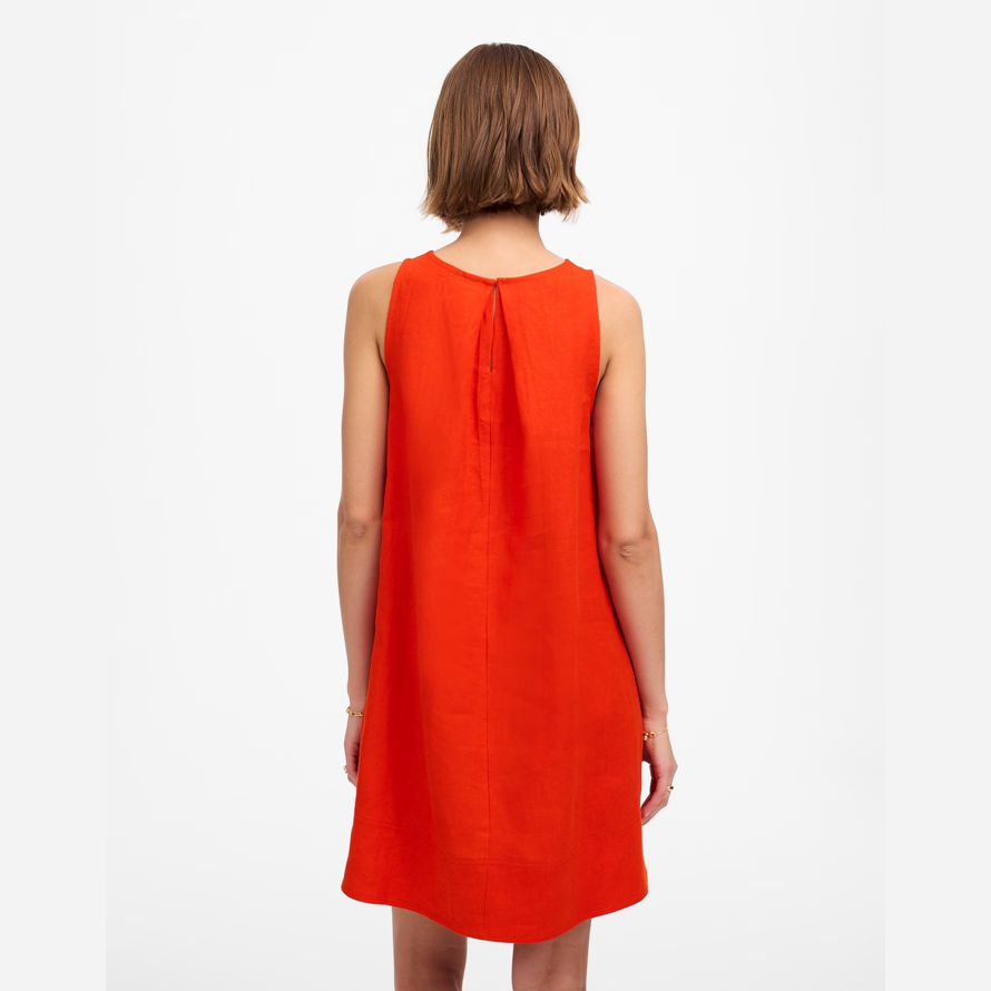 madewell mini shift womens dress red