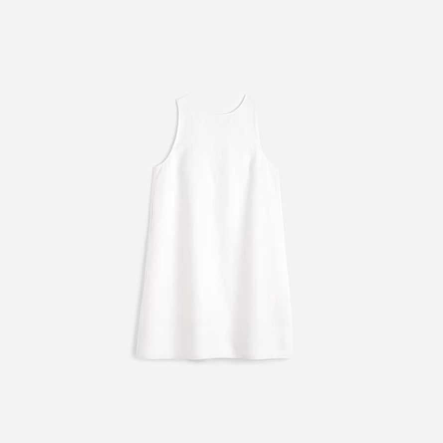 madewell mini shift womens dress white