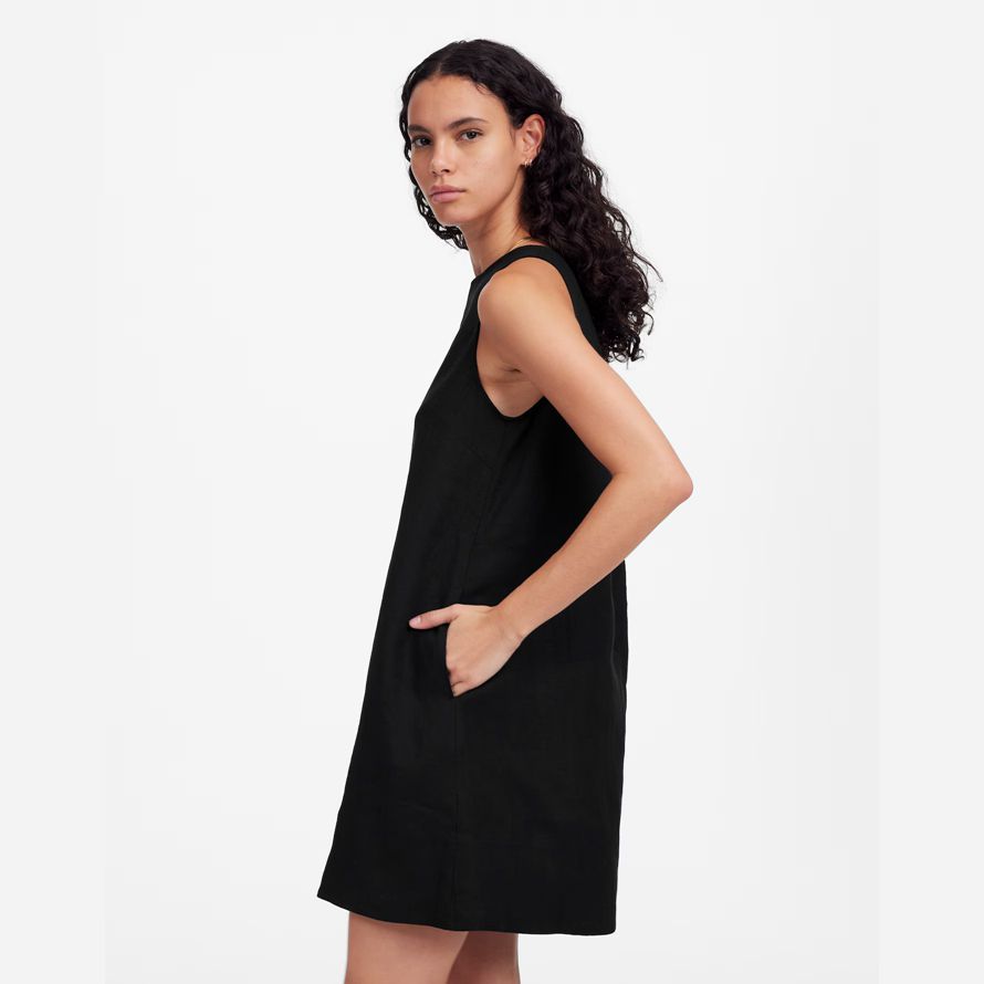 black madewell mini shift womens dress