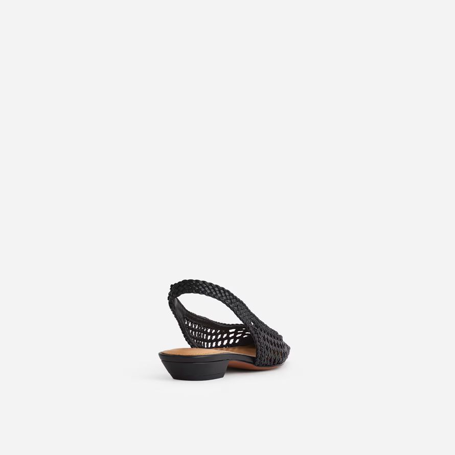 madewell the ophelia slingback womens flats black