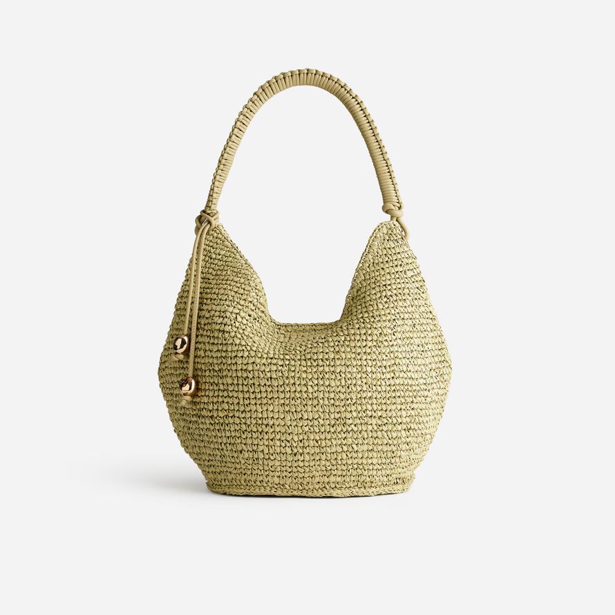 green madewell the camren straw womens handbag