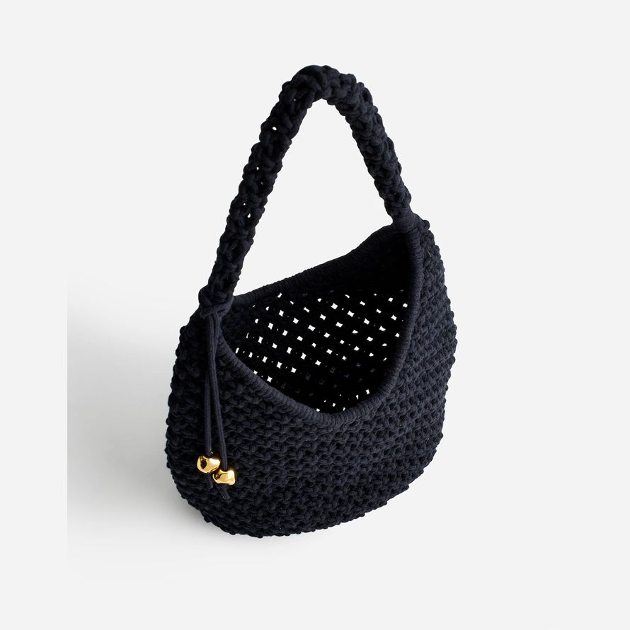 madewell the camren rope womens handbag black