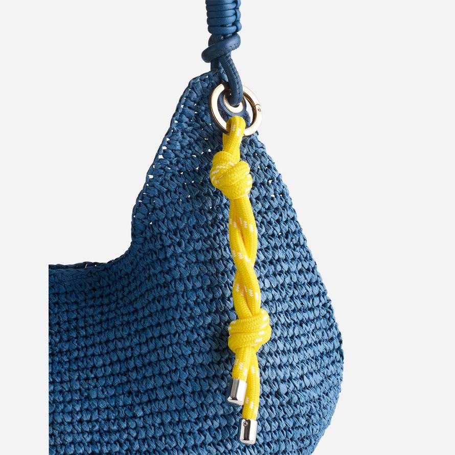 blue womens madewell the camren straw handbag