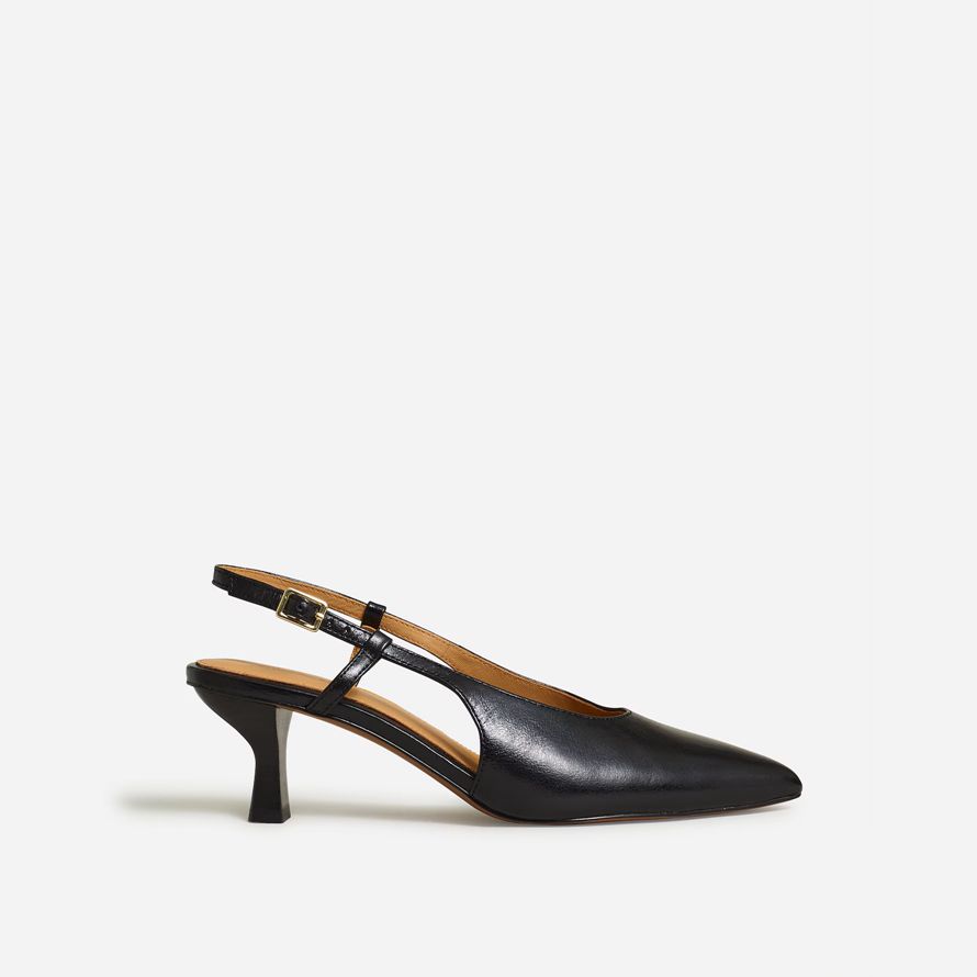 black womens madewell the debbie slingback heels