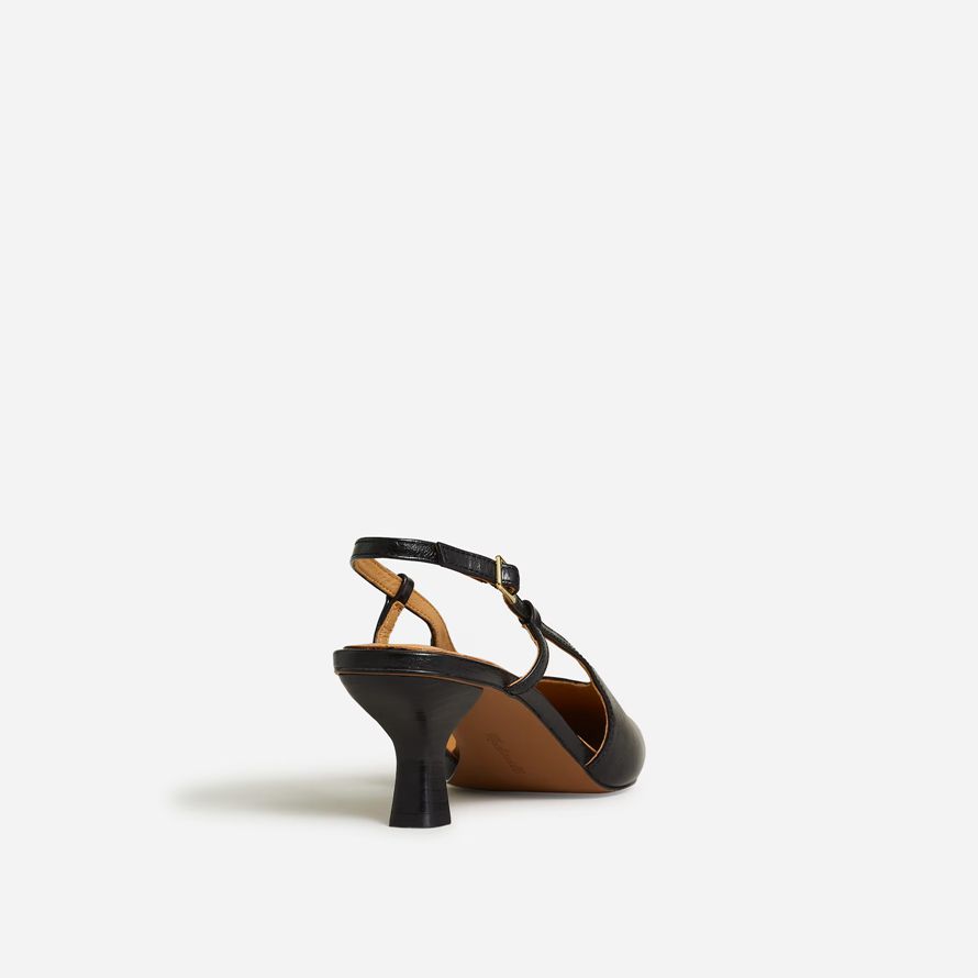 black womens madewell the debbie slingback heels