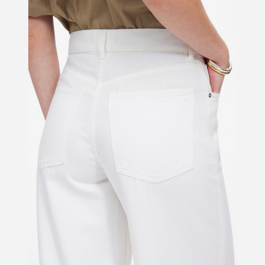 white womens madewell superwide-leg airy jeans