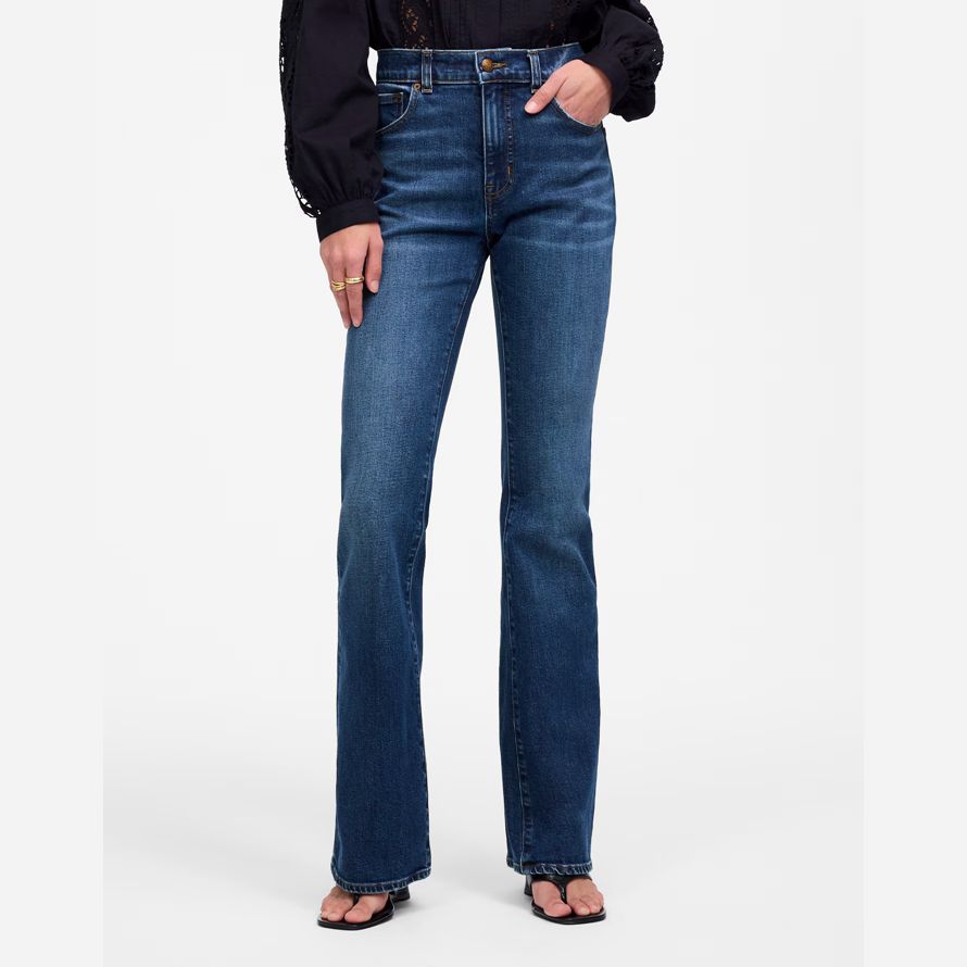 madewell the vintage flare womens jeans blue