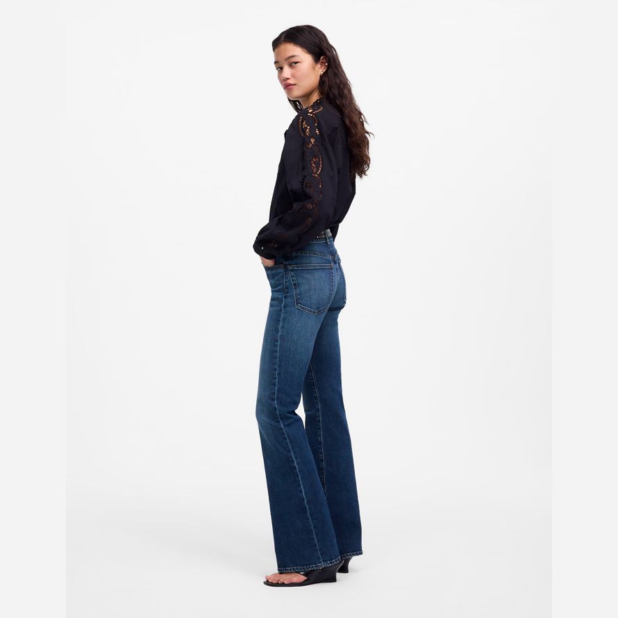 madewell the vintage flare womens jeans blue