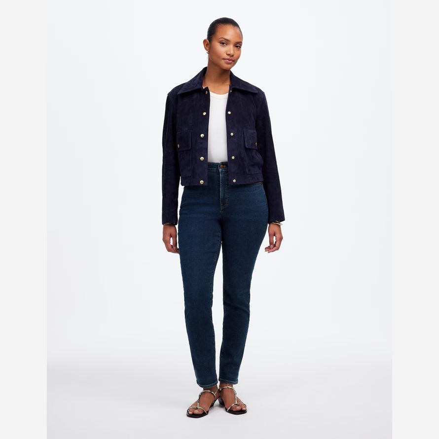womens madewell the curvy perfect vintage jeans blue