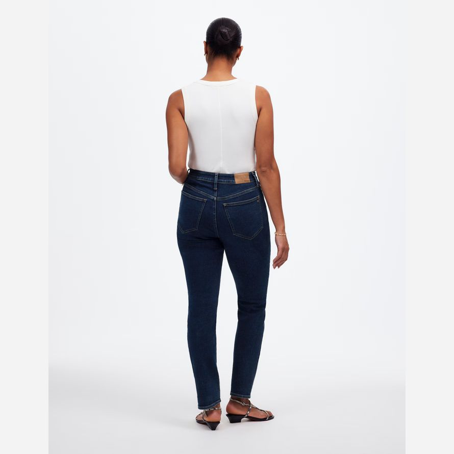 womens madewell the curvy perfect vintage jeans blue