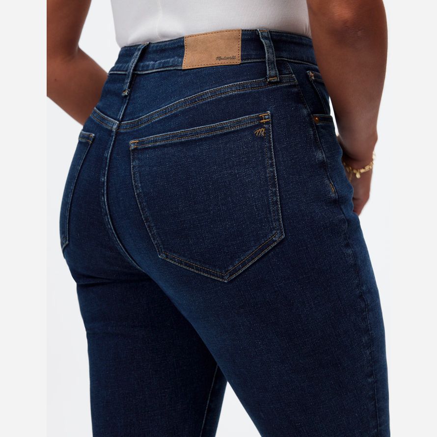 womens madewell the curvy perfect vintage jeans blue