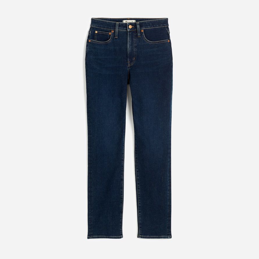 womens madewell the curvy perfect vintage jeans blue