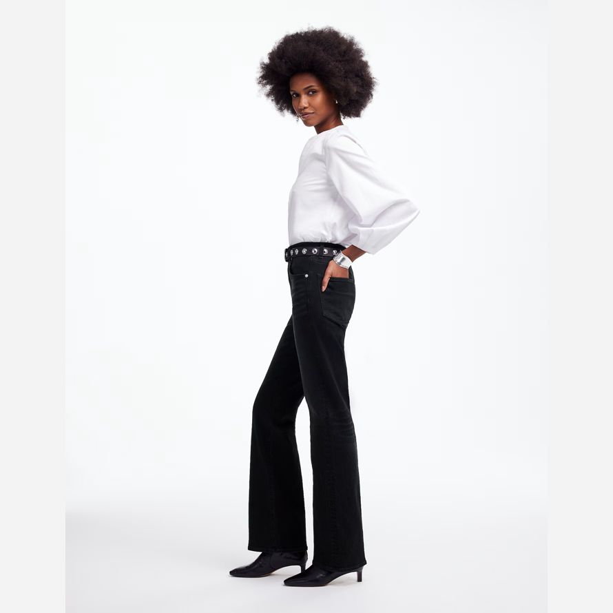 black madewell relaxed bootcut womens jeans