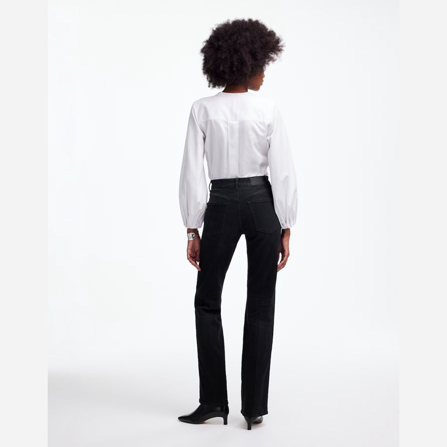 black madewell relaxed bootcut womens jeans