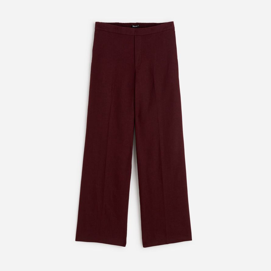 chocolate womens madewell the easy pull-on pants