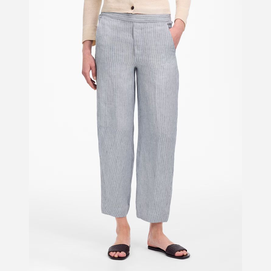 grey madewell pull-on barrel womens pants