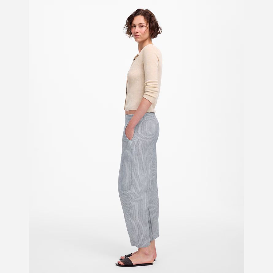 grey madewell pull-on barrel womens pants
