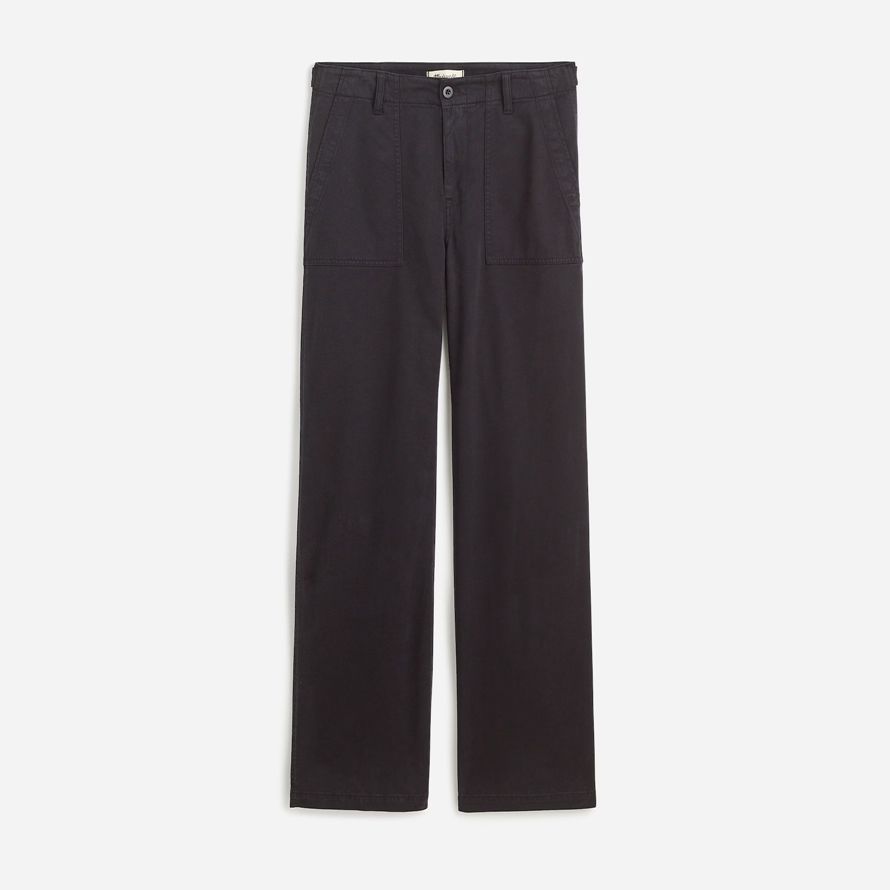 black madewell low-slung baggy utility womens pants