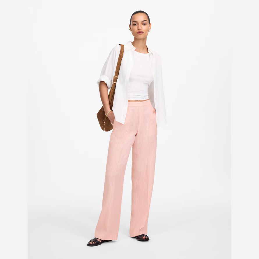 light coral madewell the easy pull-on womens pants