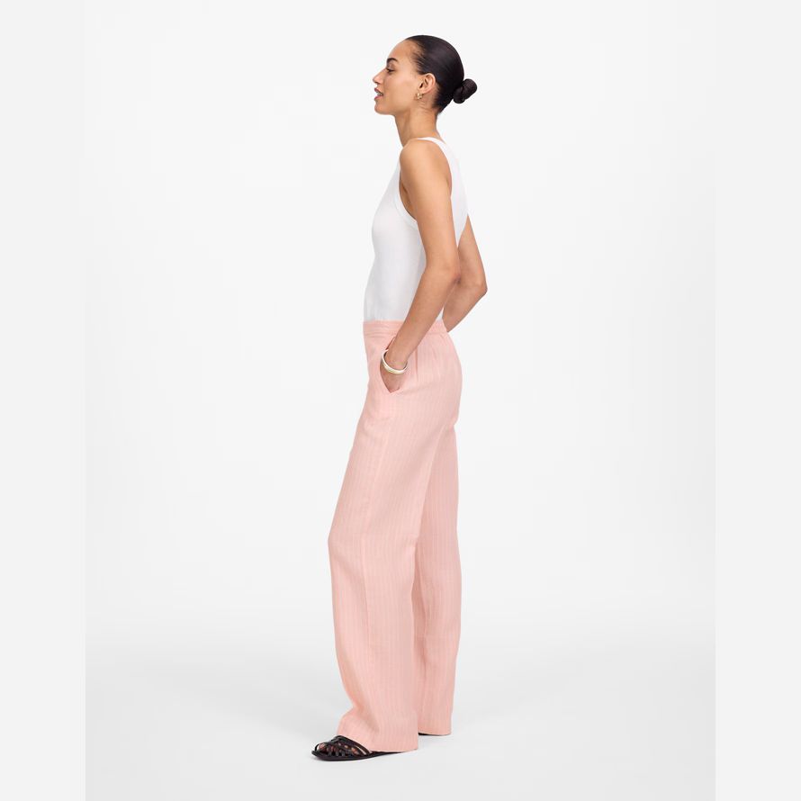 light coral madewell the easy pull-on womens pants