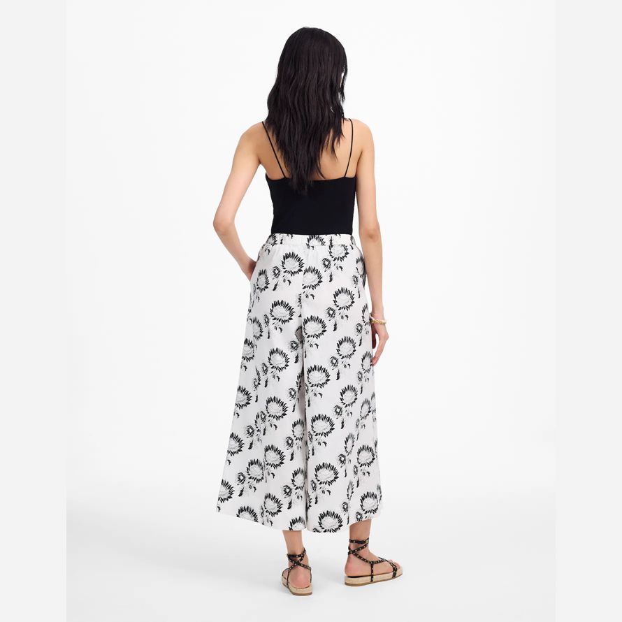 white black madewell pull-on cotton womens pants