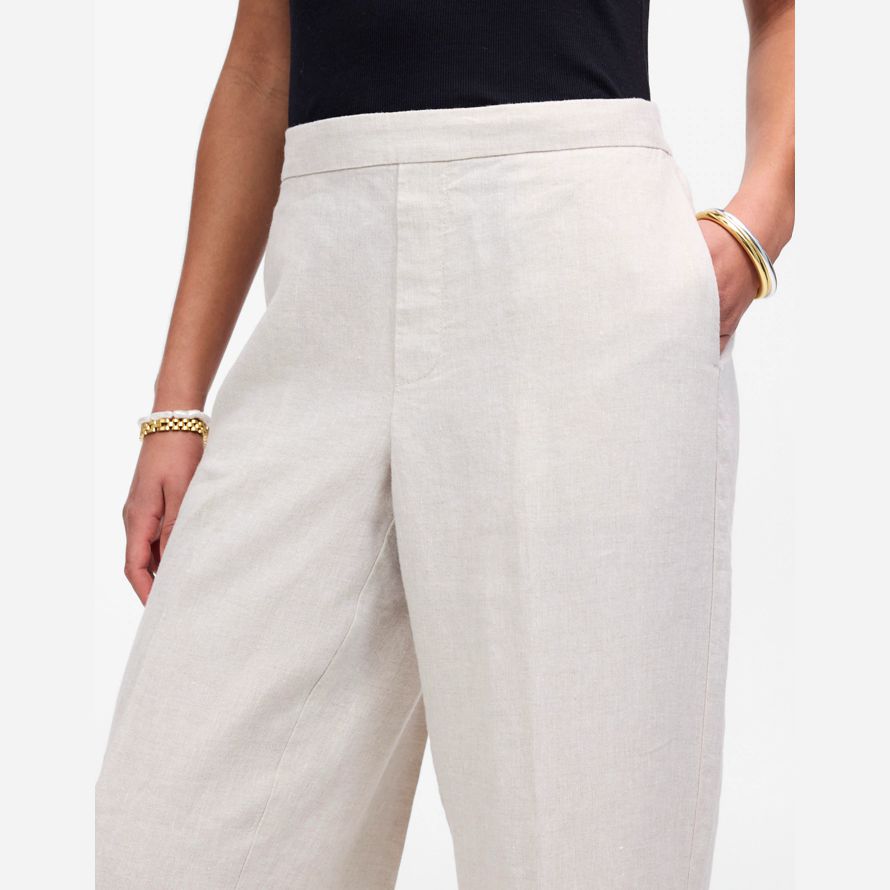 madewell the easy pull-on womens pants white