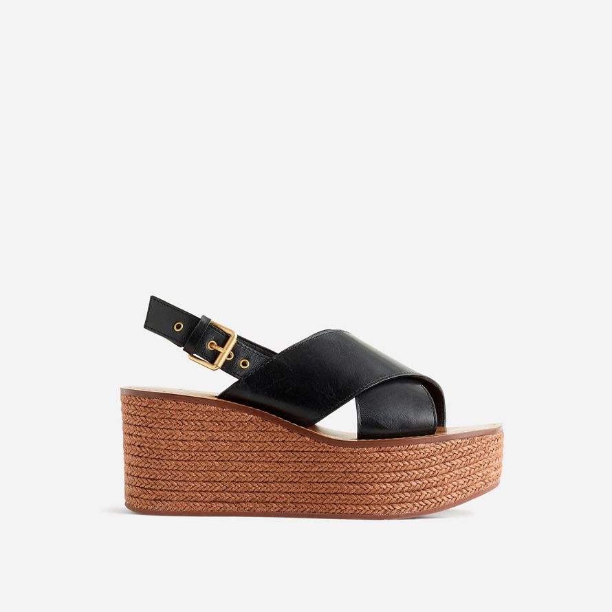 womens madewell the amee wedge sandals black