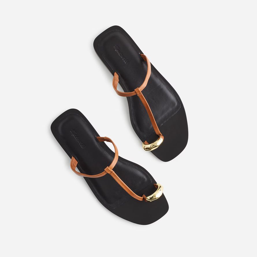brown madewell the dessa toe ring womens sandals